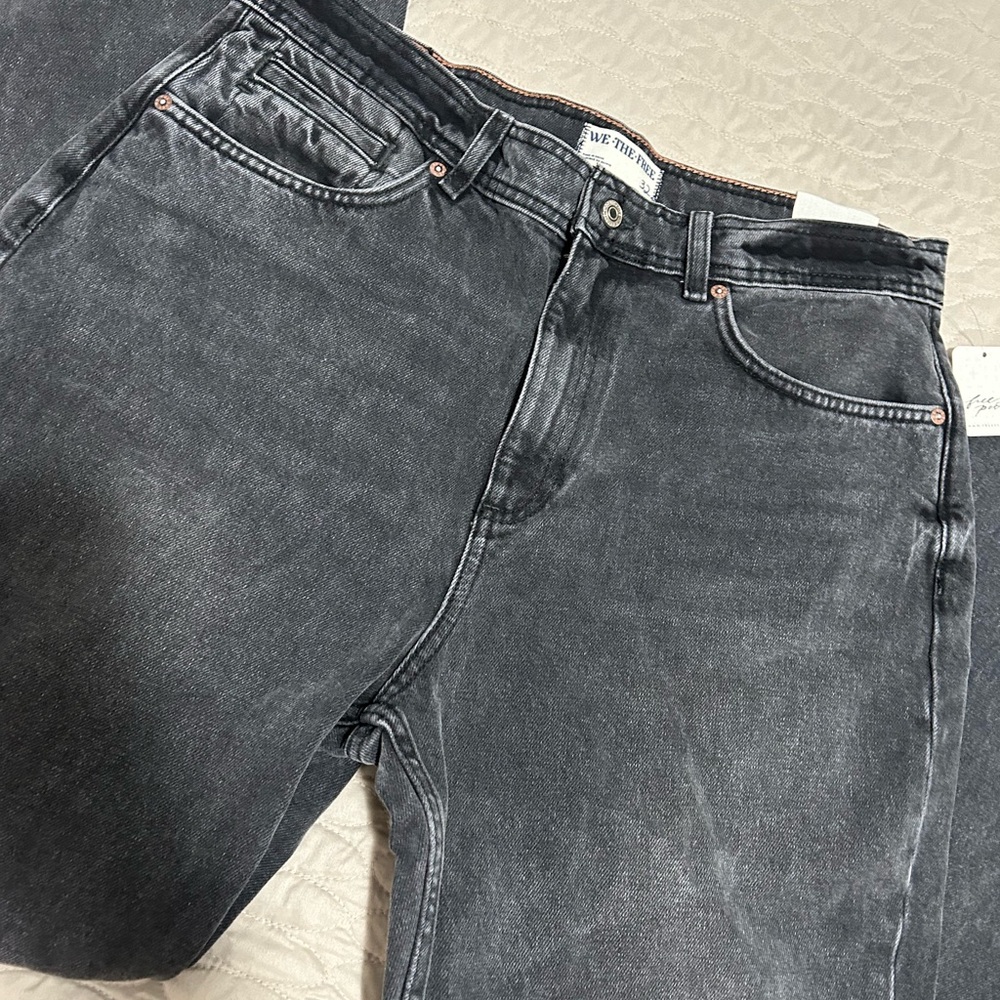 Free People Xena High Rise Slim Jeans